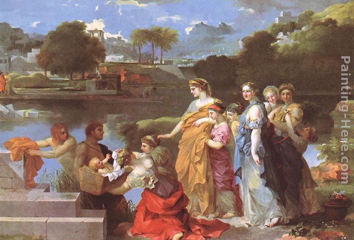 The Finding of Moses painting - Sebastien Bourdon The Finding of Moses art painting